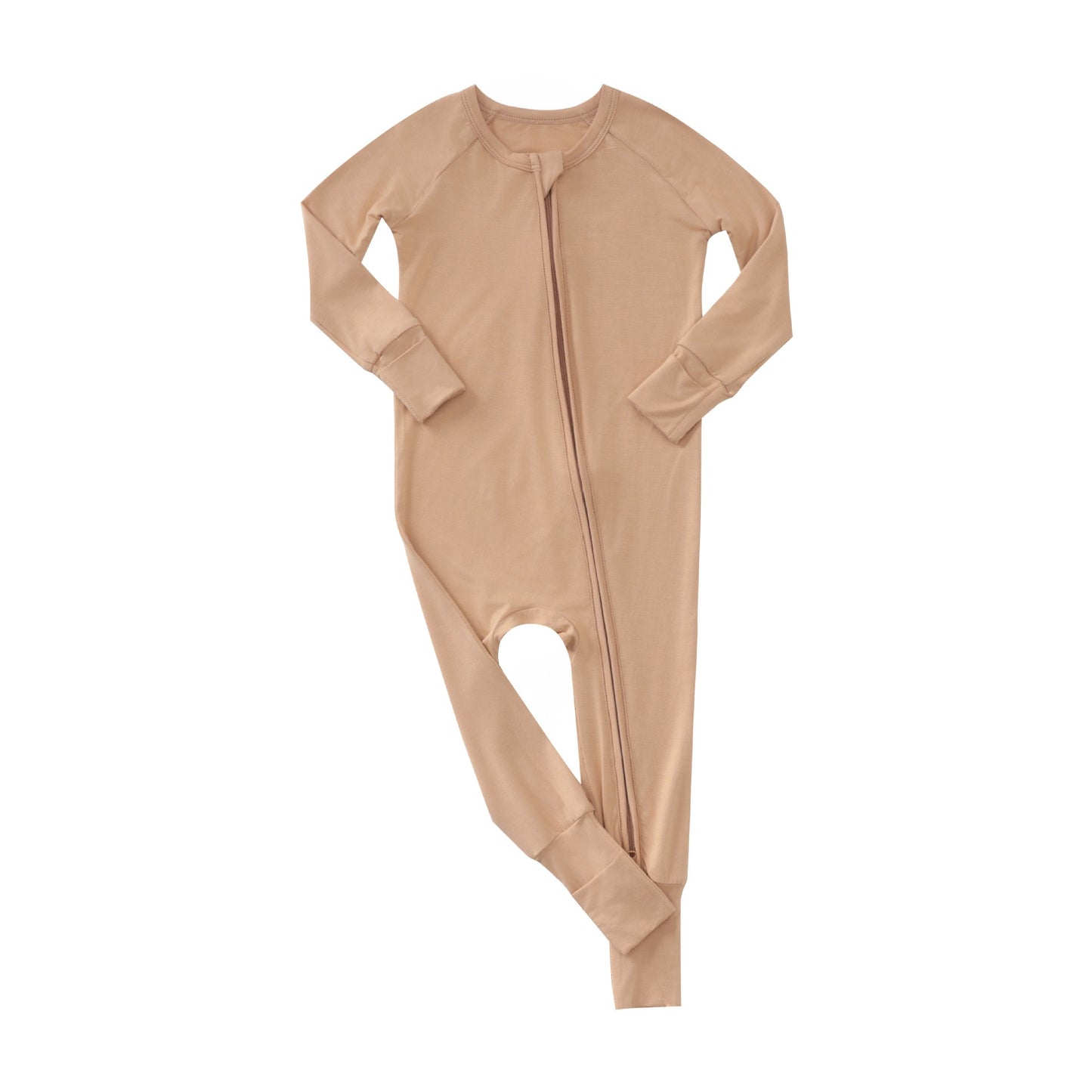 solid color bamboo baby jammies