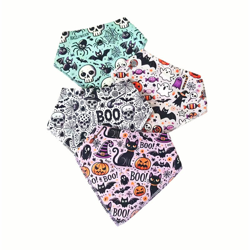 Halloweenbaby cotton bib