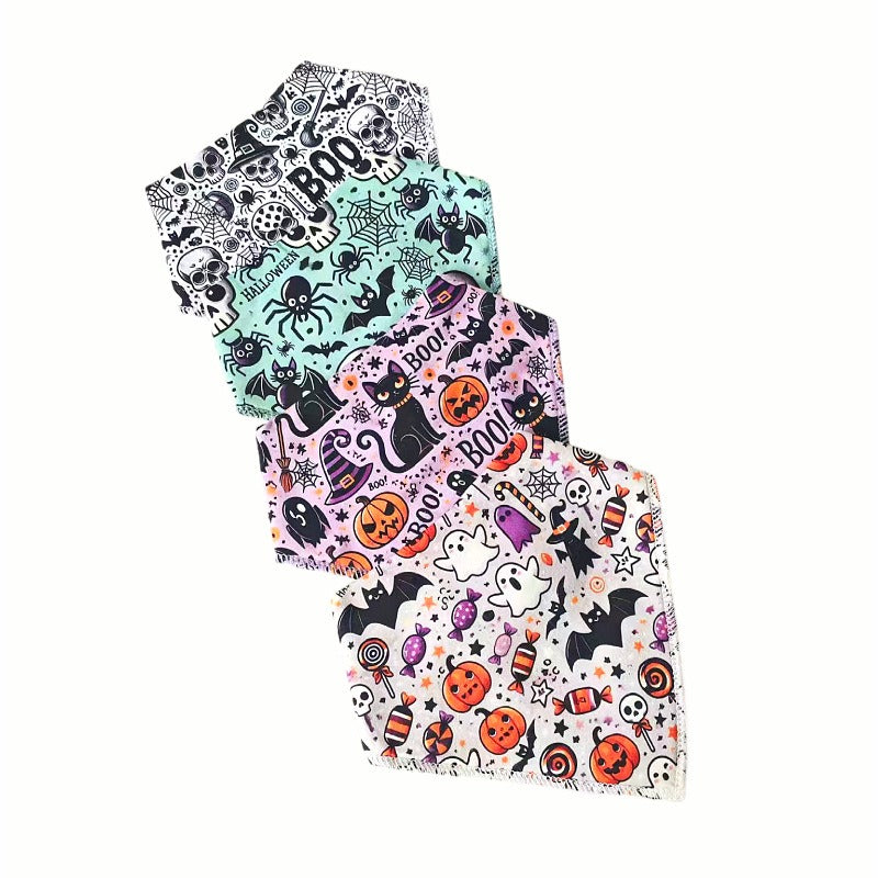 Halloweenbaby cotton bib
