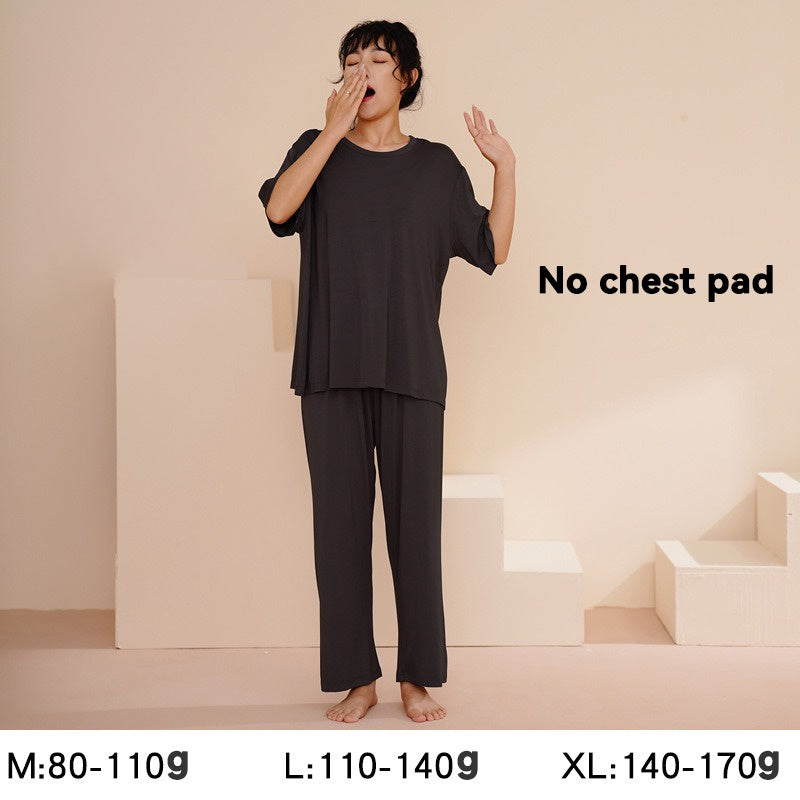 Modal maternity sleepwear with pad trousers set