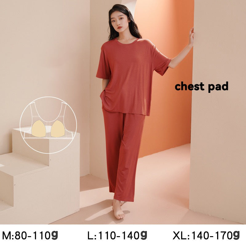Modal maternity sleepwear with pad trousers set