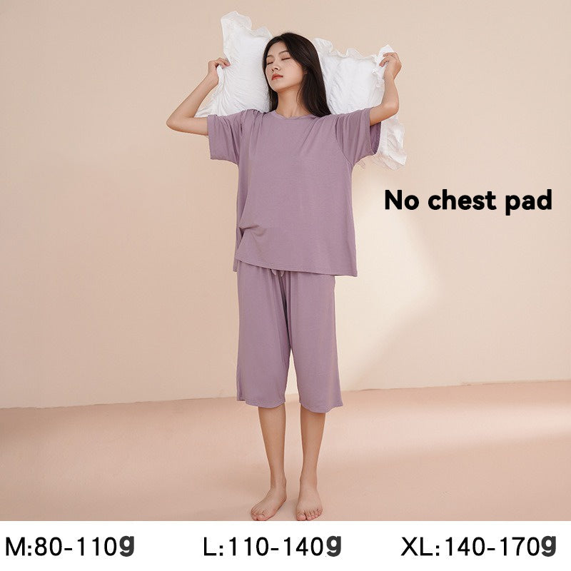 Modal maternity sleepwear with pad trousers set