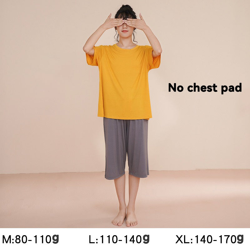 Modal maternity sleepwear with pad trousers set