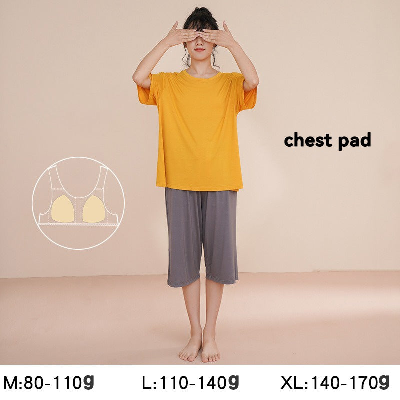Modal maternity sleepwear with pad trousers set