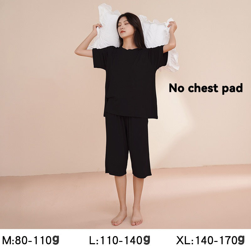 Modal maternity sleepwear with pad trousers set