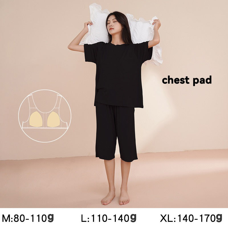Modal maternity sleepwear with pad trousers set