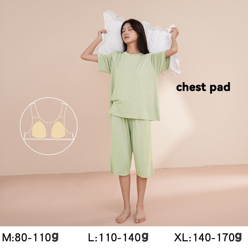 Modal maternity sleepwear with pad trousers set