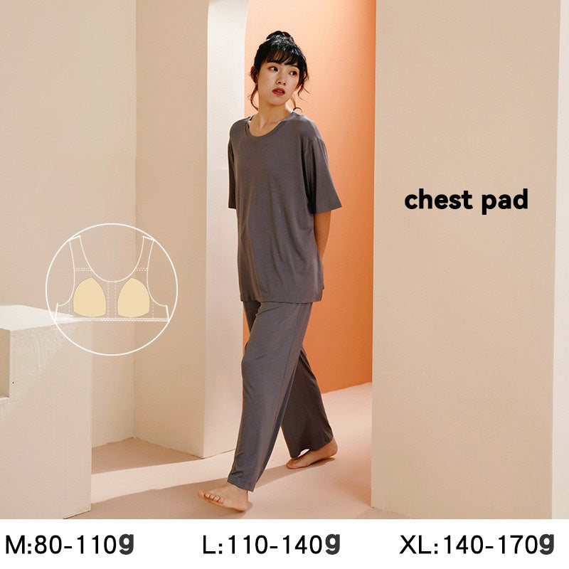 Modal maternity sleepwear with pad trousers set