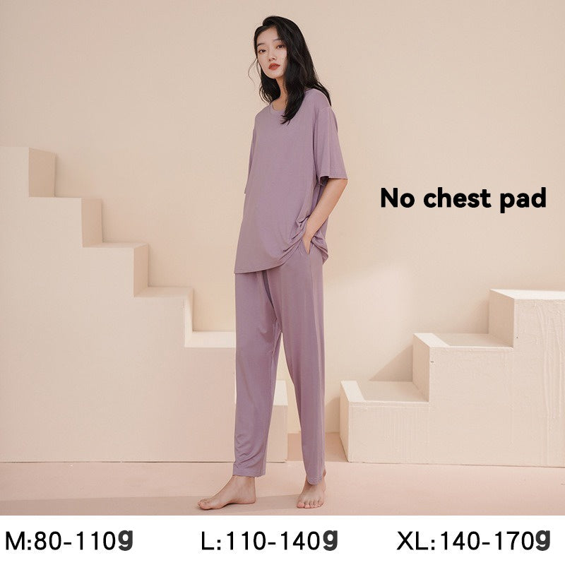 Modal maternity sleepwear with pad trousers set