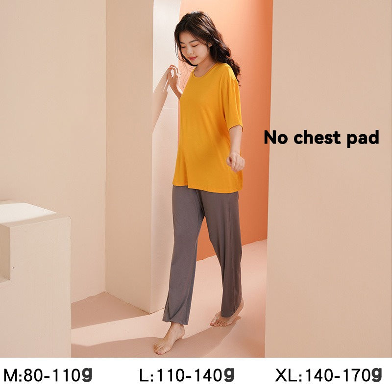 Modal maternity sleepwear with pad trousers set