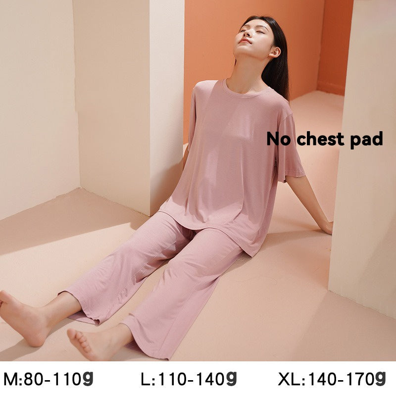 Modal maternity sleepwear with pad trousers set