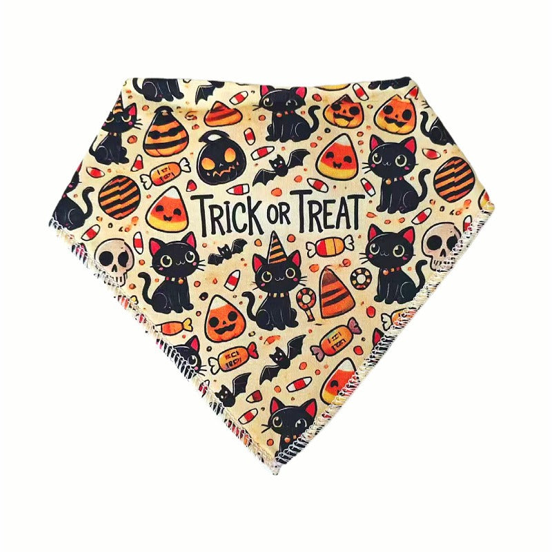 Halloweenbaby cotton bib