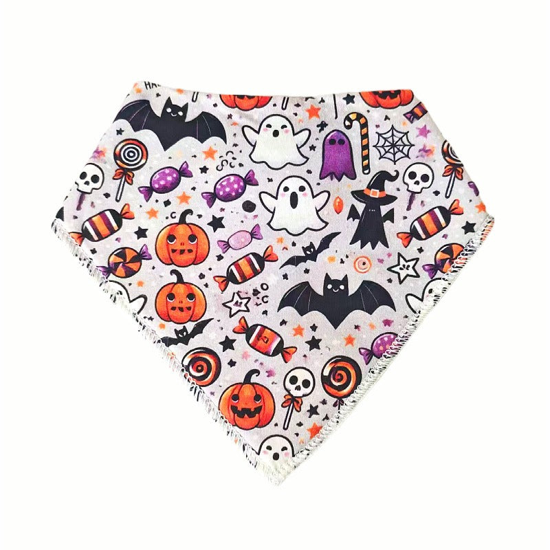 Halloweenbaby cotton bib