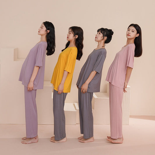 Modal maternity sleepwear with pad trousers set
