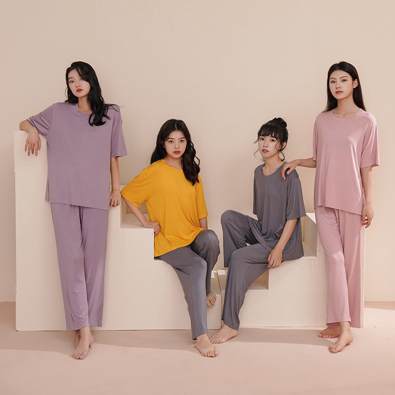 Modal maternity sleepwear with pad trousers set
