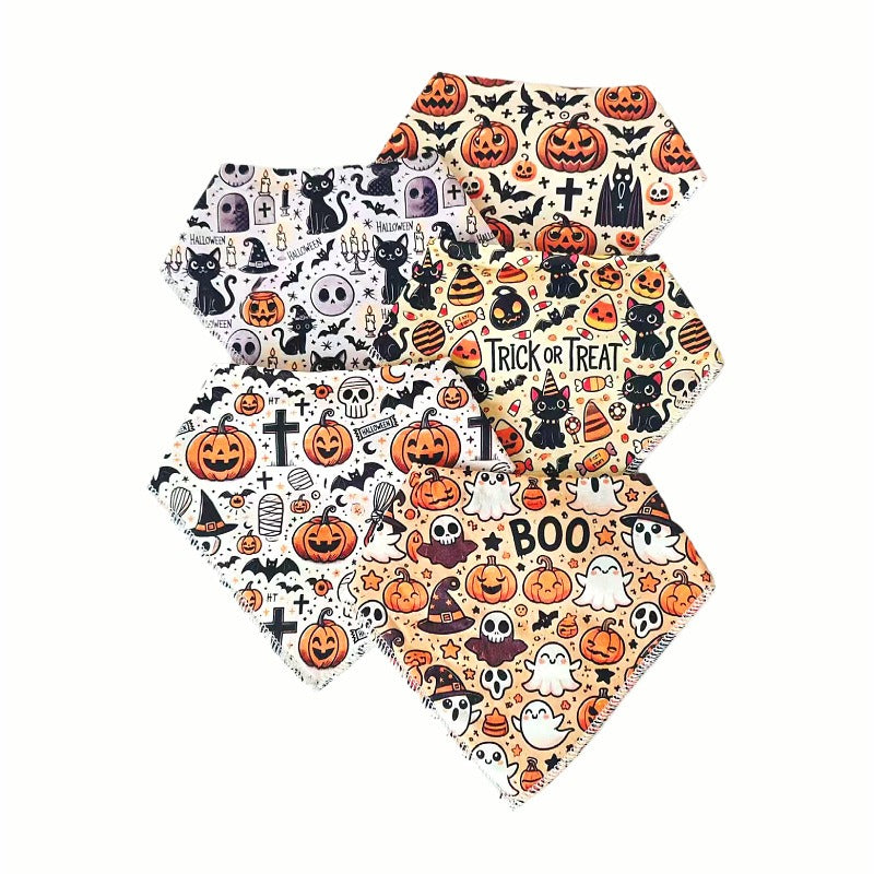 Halloweenbaby cotton bib