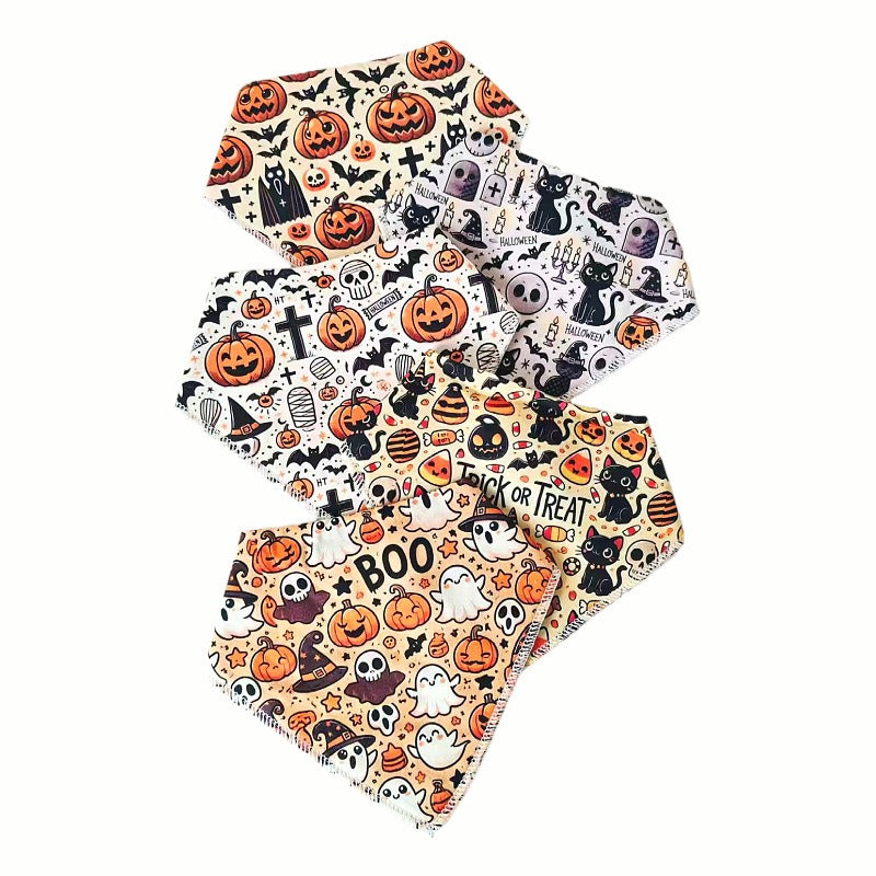 Halloweenbaby cotton bib