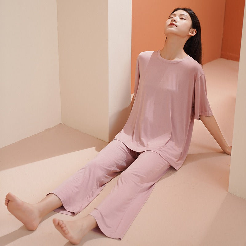 Modal maternity sleepwear with pad trousers set