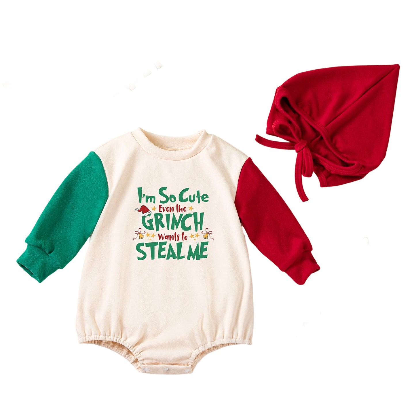 Baby Christmas Bodysuit set