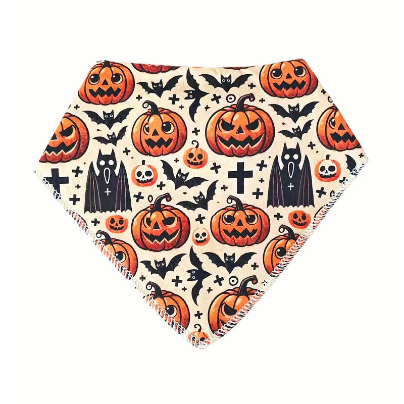 Halloweenbaby cotton bib