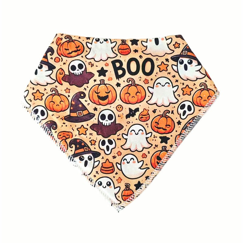 Halloweenbaby cotton bib