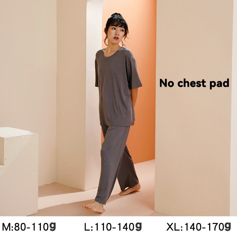 Modal maternity sleepwear with pad trousers set