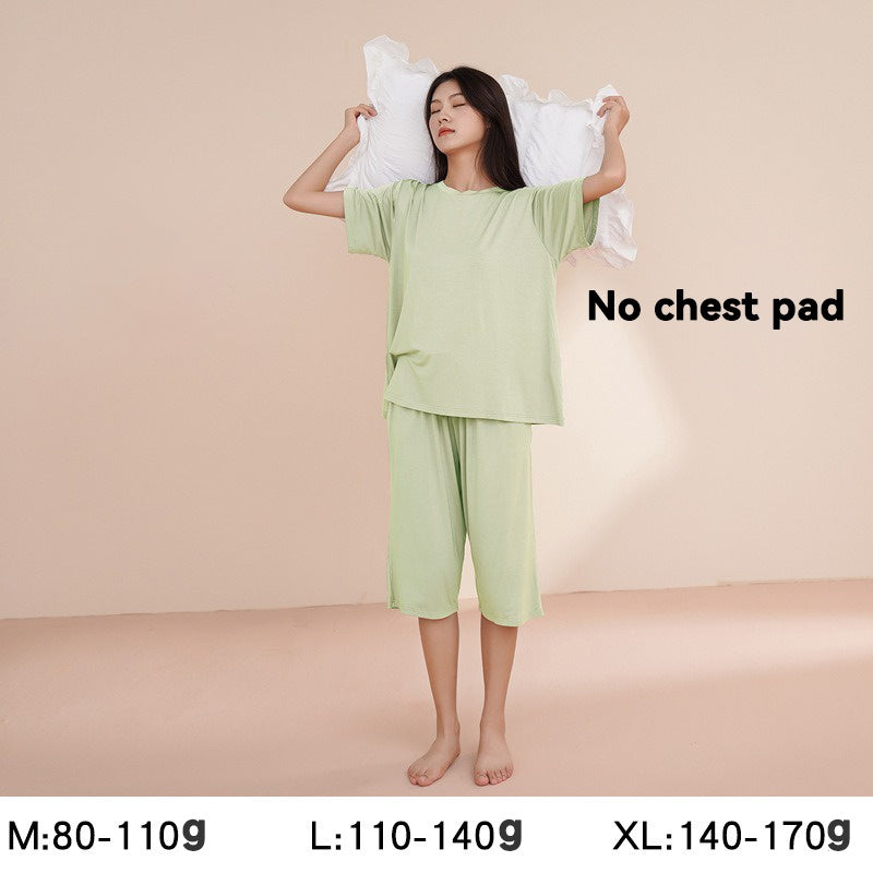 Modal maternity sleepwear with pad trousers set